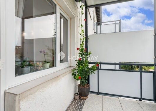 Gepflegte 3-Zimmer-Wohnung mit Balkon, moderner Ausstattung und Einbauküche