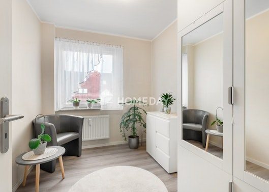 Gepflegte 3-Zimmer-Wohnung mit Balkon, moderner Ausstattung und Einbauküche