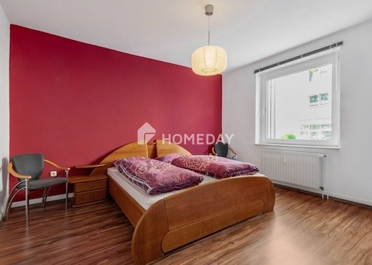 Charmante 2-Zimmer-Wohnung mit Gartenblick in gepflegtem Mehrfamilienhaus